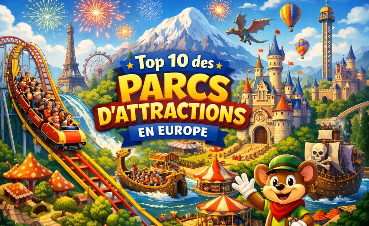Top 10 des parcs d'attractions en Europe pour des sensations fortes